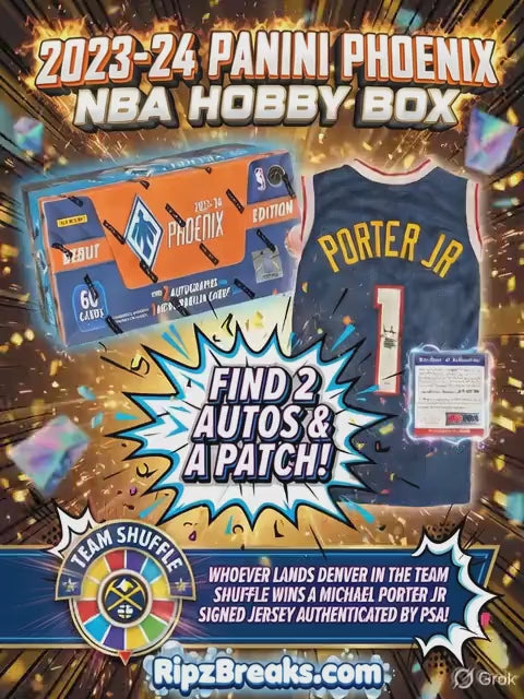 DISCOUNTED PHOENIX HOBBY + MPJ JERSEY AUTO #11 !!!