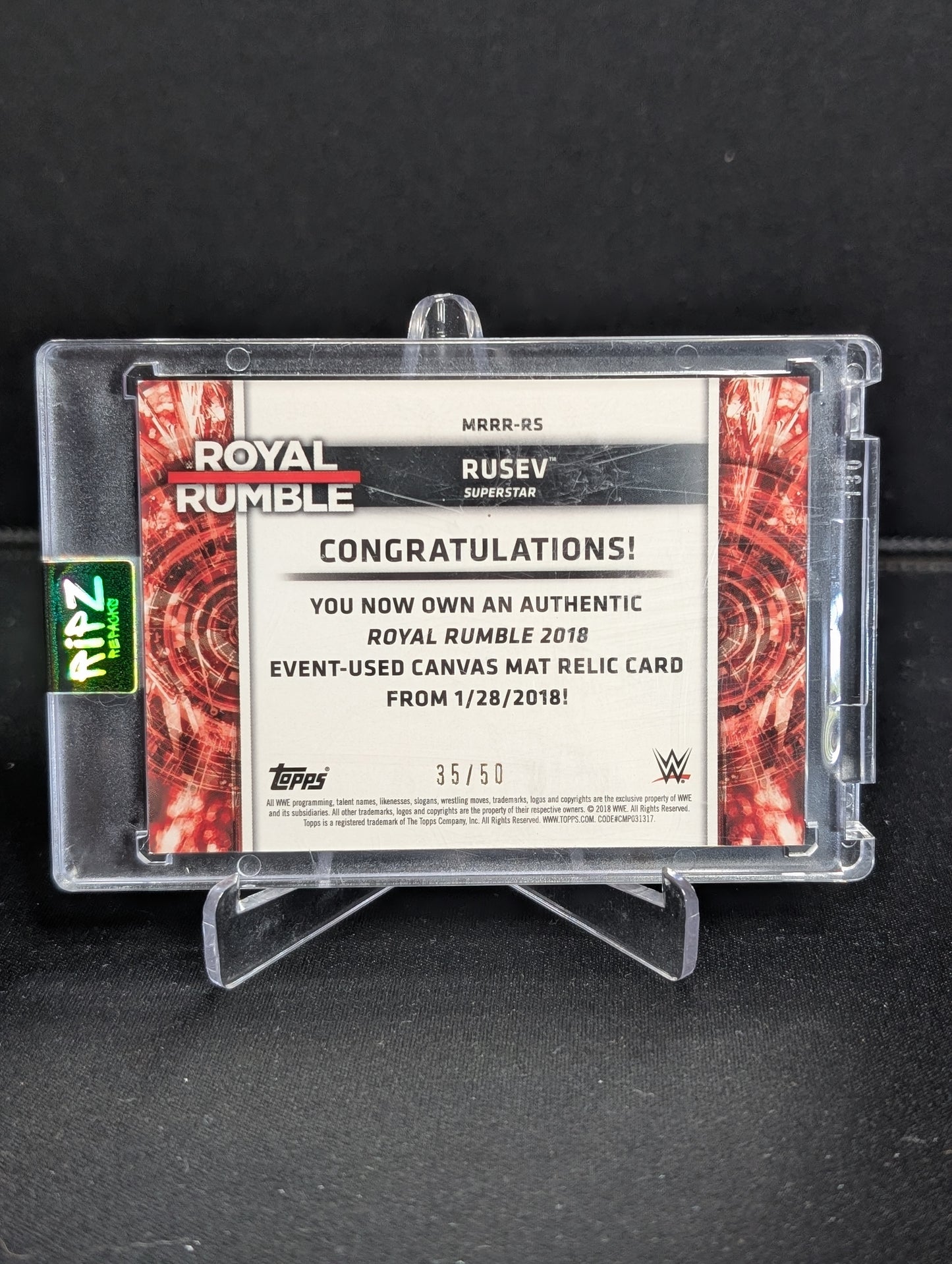 Rusev royal rumble patch (35/50)