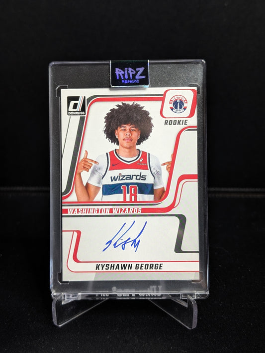 Kyshawn George Donruss NEXT DAY AUTO